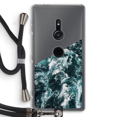 Zee golf: Sony Xperia XZ2 Transparant Hoesje met koord