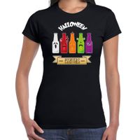 Bellatio Decorations Halloween verkleed t-shirt dames - bier monster - zwart - themafeest outfit 2XL  - - thumbnail