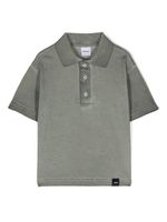 Aspesi Kids polo à effet délavé - Gris