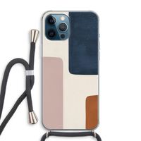 Geo #5: iPhone 12 Pro Max Transparant Hoesje met koord