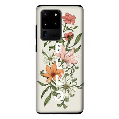 Hello bloemen: Samsung Galaxy S20 Ultra Tough Case