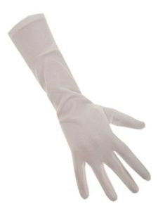 Handschoenen stretch wit luxe nylon