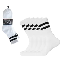 Gianvaglia 5-pak sportsokken met badstof - Unisex - Stevige multipack sportsokken met streep - dames en heren