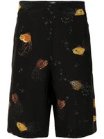 Lanvin short à imprimé animalier - Noir