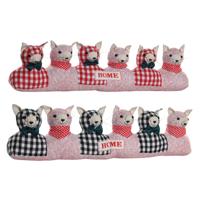 Deurstopper DKD Home Decor Zand 79 x 10 x 20 cm (2 Stuks)