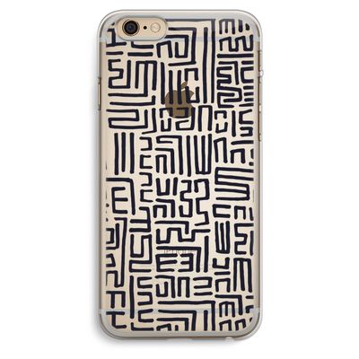 Moroccan Print: iPhone 6 Plus / 6S Plus Transparant Hoesje