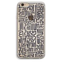 Moroccan Print: iPhone 6 Plus / 6S Plus Transparant Hoesje