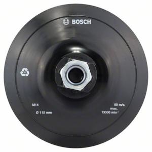 Bosch Accessories 2608601076 Steunschijf met klittenbandbevestigingssysteem voor papieren schuurbladen, 115 mm, 13.300 omw/min Diameter 115 mm