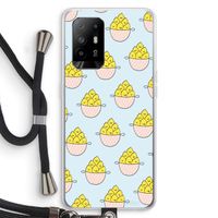 Citroenen: Oppo A95 5G Transparant Hoesje met koord