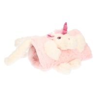 Pluche handwarmer met eenhoorn 20x18x5 cm Pluche handwarmer met eenhoorn 20x18x5 cm