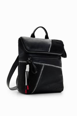 Middelgrote rugzak met patch - BLACK - U