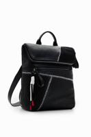 Middelgrote rugzak met patch - BLACK - U