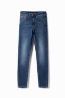 Slim fit push-up spijkerbroek - BLUE - 38