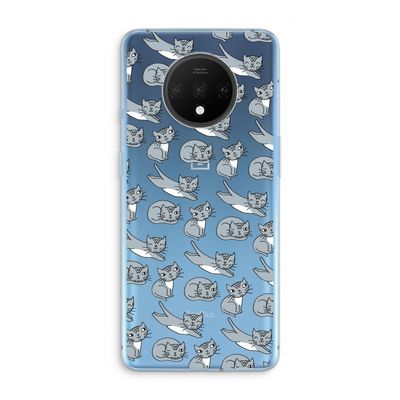 Poezen: OnePlus 7T Transparant Hoesje
