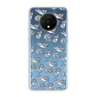 Poezen: OnePlus 7T Transparant Hoesje