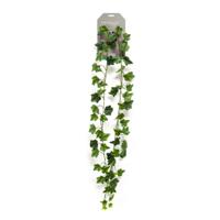 Emerald kunstplant/hangplant slinger - Klimop/hedera - groen - 180 cm lang - thumbnail