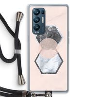 Creatieve toets: Oppo Find X3 Neo Transparant Hoesje met koord