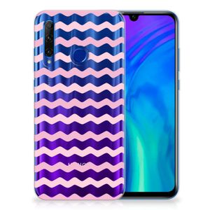 Honor 20 Lite TPU bumper Waves Roze