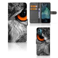 Nokia G11 | G21 | Telefoonhoesje | Met pasjeshouder | Uil