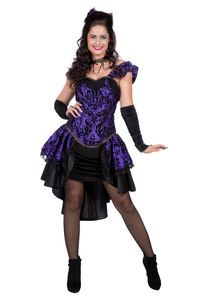 Burlesque Jurk Paars Luxe