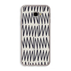 Marrakech Zigzag: Samsung Galaxy J4 Plus Transparant Hoesje