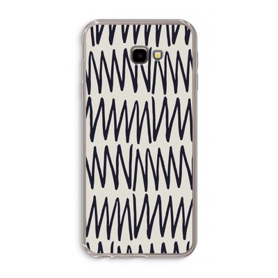 Marrakech Zigzag: Samsung Galaxy J4 Plus Transparant Hoesje