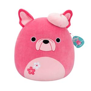 Squishmallows Elise French bulldog knuffel - Rose