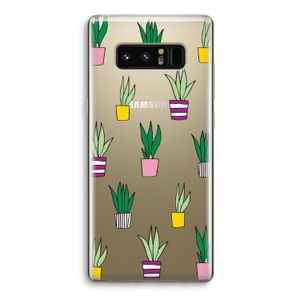 Sanseveria: Samsung Galaxy Note 8 Transparant Hoesje