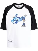 AAPE BY *A BATHING APE® t-shirt à imprimé graphique - Blanc - thumbnail