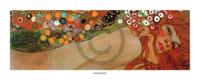 Kunstdruk Gustav Klimt - Acqua Mossa 50x20cm