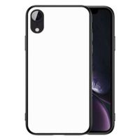 TPU Backcover Apple iPhone XR Telefoon Hoesje Zwart/wit