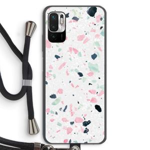 Terrazzo N°3: Xiaomi Redmi Note 10 5G Transparant Hoesje met koord