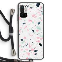 Terrazzo N°3: Xiaomi Redmi Note 10 5G Transparant Hoesje met koord