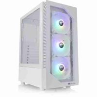 PC-behuizing - THERMALTAKE - View 200 TG ARGB Snow (wit) - Medium toren - ATX-formaat