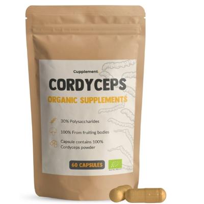 Cupplement Cordyceps Organic Powder 60Gram Cupplement Cordyceps Organic Powder 60Gram