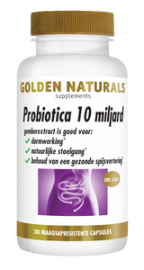 Golden Naturals Probiotica 10 Miljard Capsules