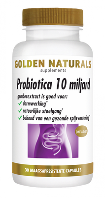 Golden Naturals Probiotica 10 Miljard Capsules