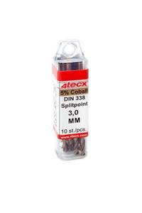 4tecx Metaalboor HSS Cobalt 3mm VE=10 - 4027005783