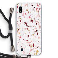 Terrazzo N°9: Samsung Galaxy A10 Transparant Hoesje met koord