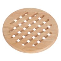 Cosy & Trendy ronde pannen onderzetters - hout - Dia 19 cm - 1 cm hoog