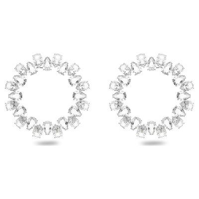 Swarovski 5608814 Oorknoppen Millenia Circle zilverkleurig 62 mm