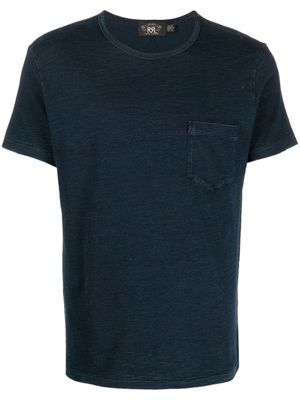 Ralph Lauren RRL t-shirt à patch plaquée - Bleu
