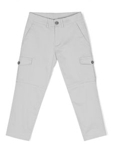 Eleventy Kids pantalon droit à poches à rabat - Gris