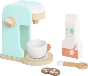 Tooky toy Houten Koffiezetapparaat met Accessoires 7-delig