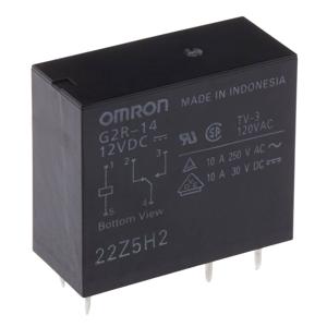 Omron G2R-14-DC12 Powerrelais 12 V/DC 10 A 1x wisselcontact 1 stuk(s) Bag