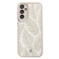 Samsung Galaxy A14 beige case - Palmy leaves beige