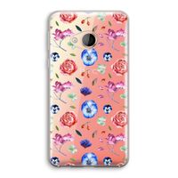 Bloemetjes: HTC U Play Transparant Hoesje