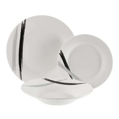 Serviesset Versa Porselein Minimalist 12 Onderdelen