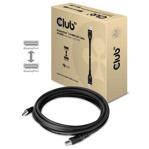 club3D CAC-1061 DisplayPort-kabel DisplayPort Aansluitkabel DisplayPort-stekker, DisplayPort-stekker 5.00 m Zwart 8K UHD