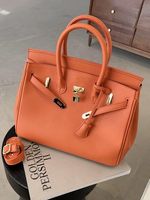 Large Capacity Twist Lock Handbag Crossbody Bag